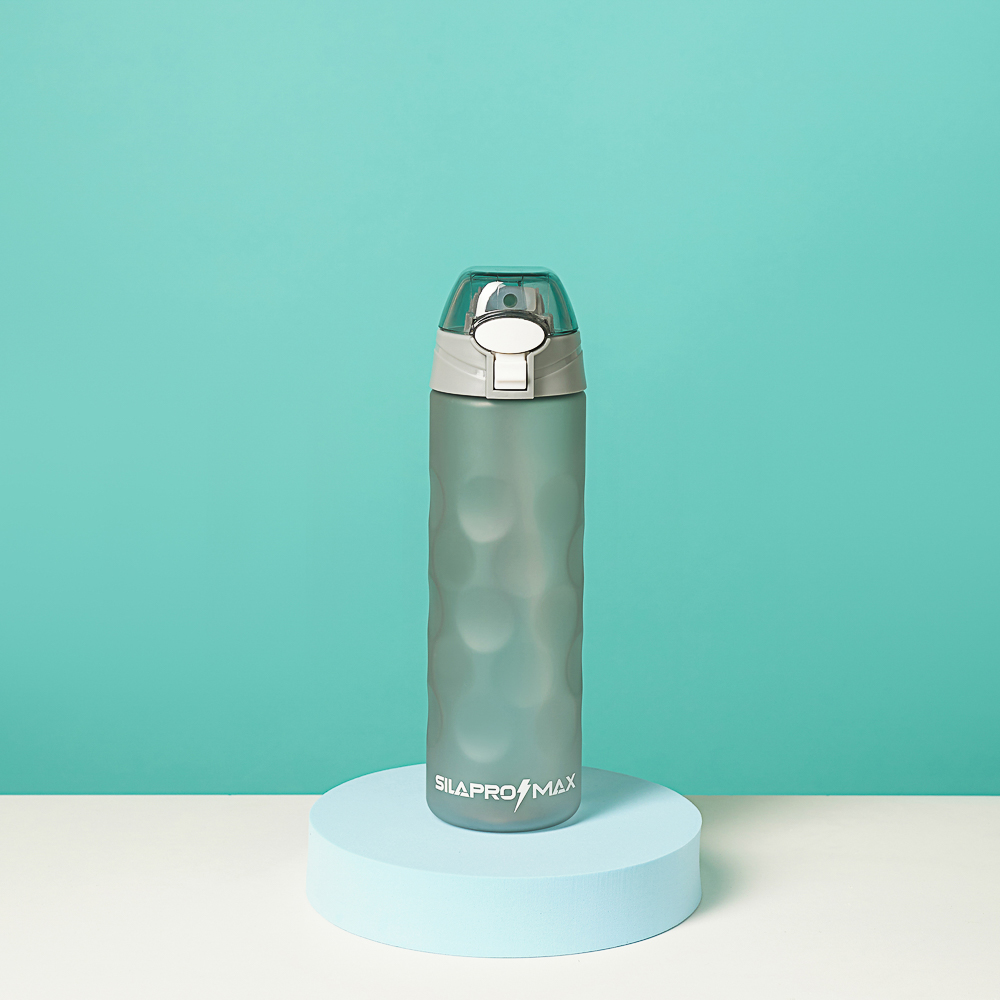 SILAPRO MAX Бутылка спортивная с поильником и замком, ULTIMATE GREY, 700мл, PC, арт.№ 088-035