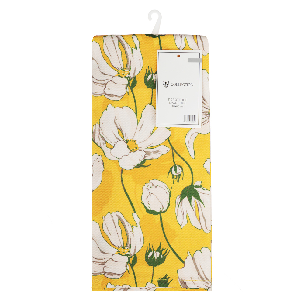 BY COLLECTION Дейзи Полотенце кухонное, 100% хлопок, 40х60см, 3 дизайна, арт.№ 488-166