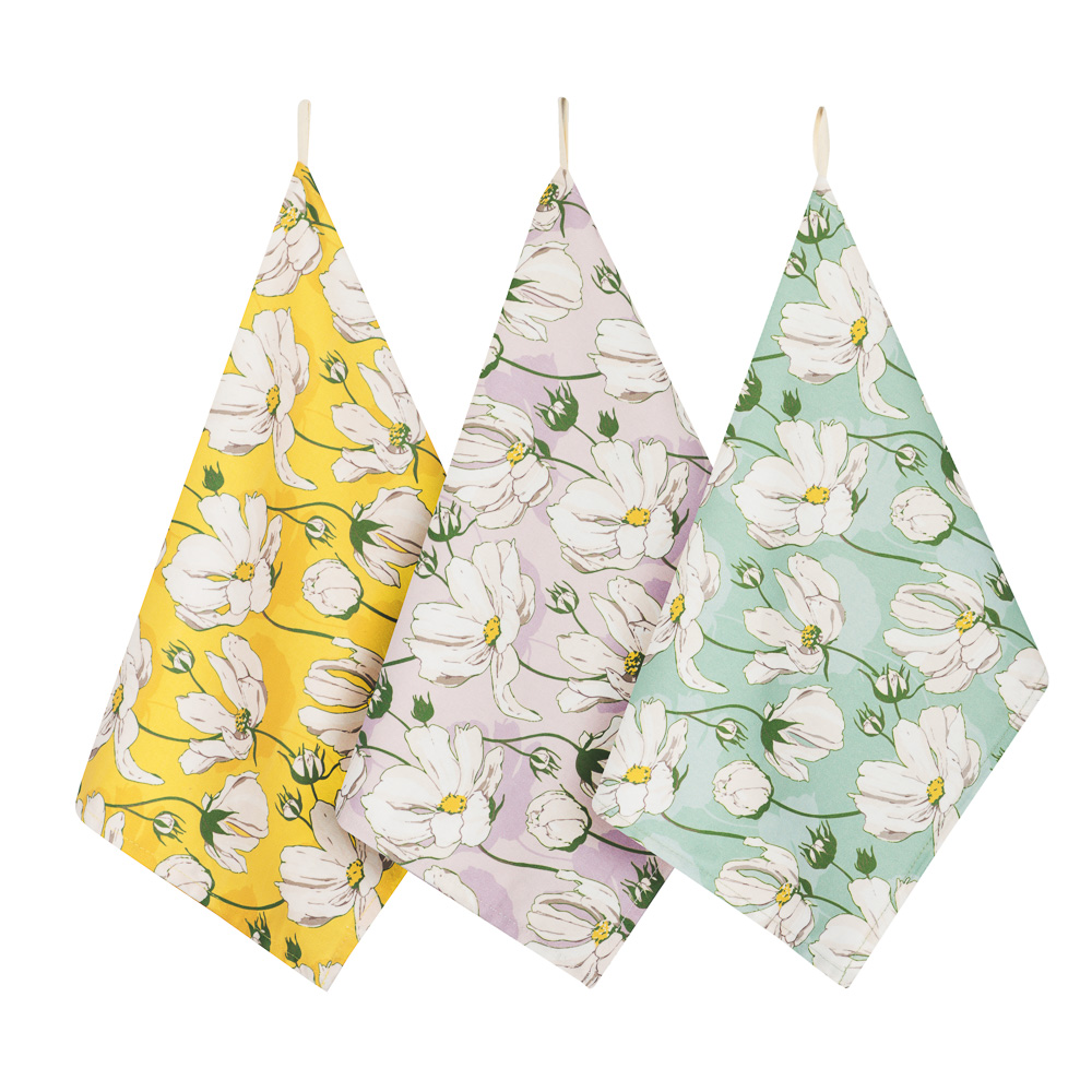 BY COLLECTION Дейзи Полотенце кухонное, 100% хлопок, 40х60см, 3 дизайна, арт.№ 488-166