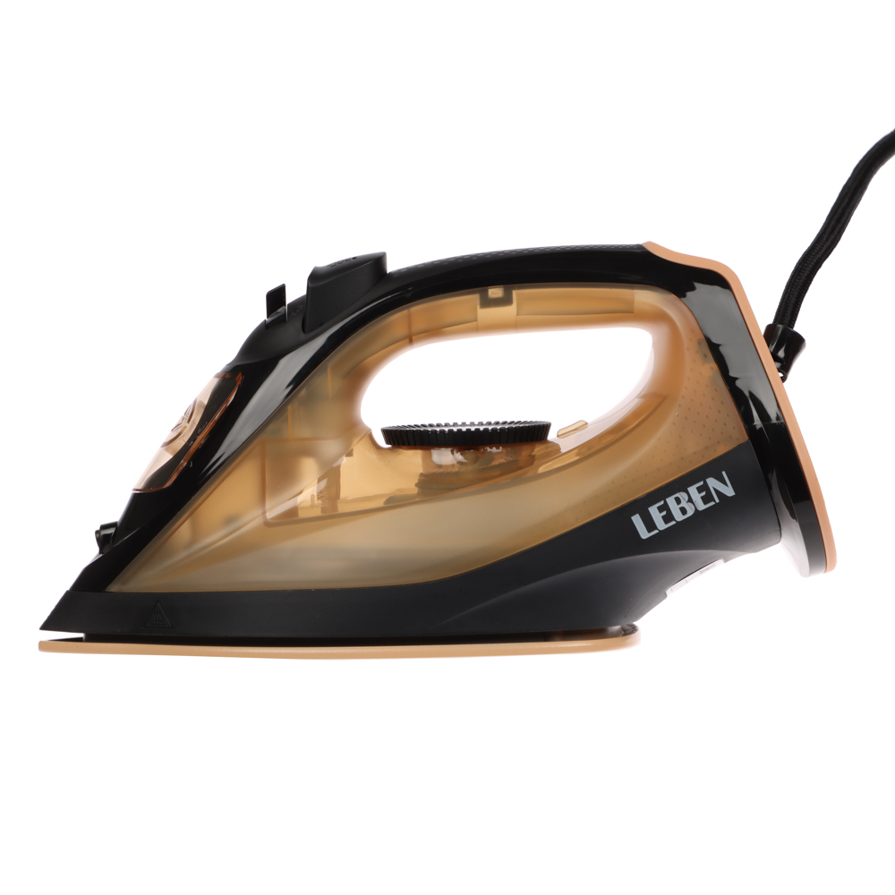 LEBEN Утюг с отпаривателем, 1600 Вт, подошва - керамическое покрытие, бак 150 мл, арт.№ 249-048