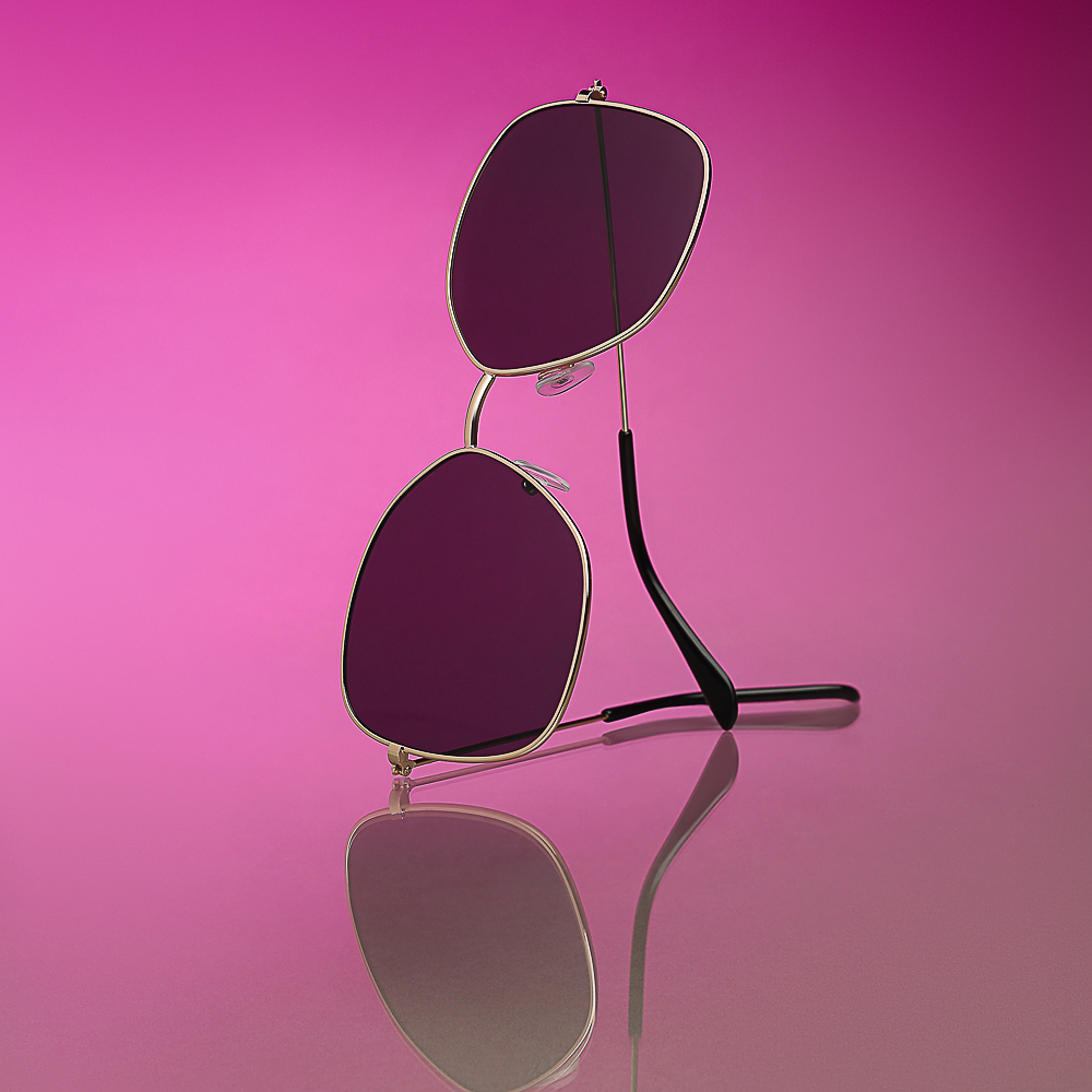 GALANTE Очки солнцезащитные, пластик, металл, 143x53мм, 4 цвета, арт.№ 304-025