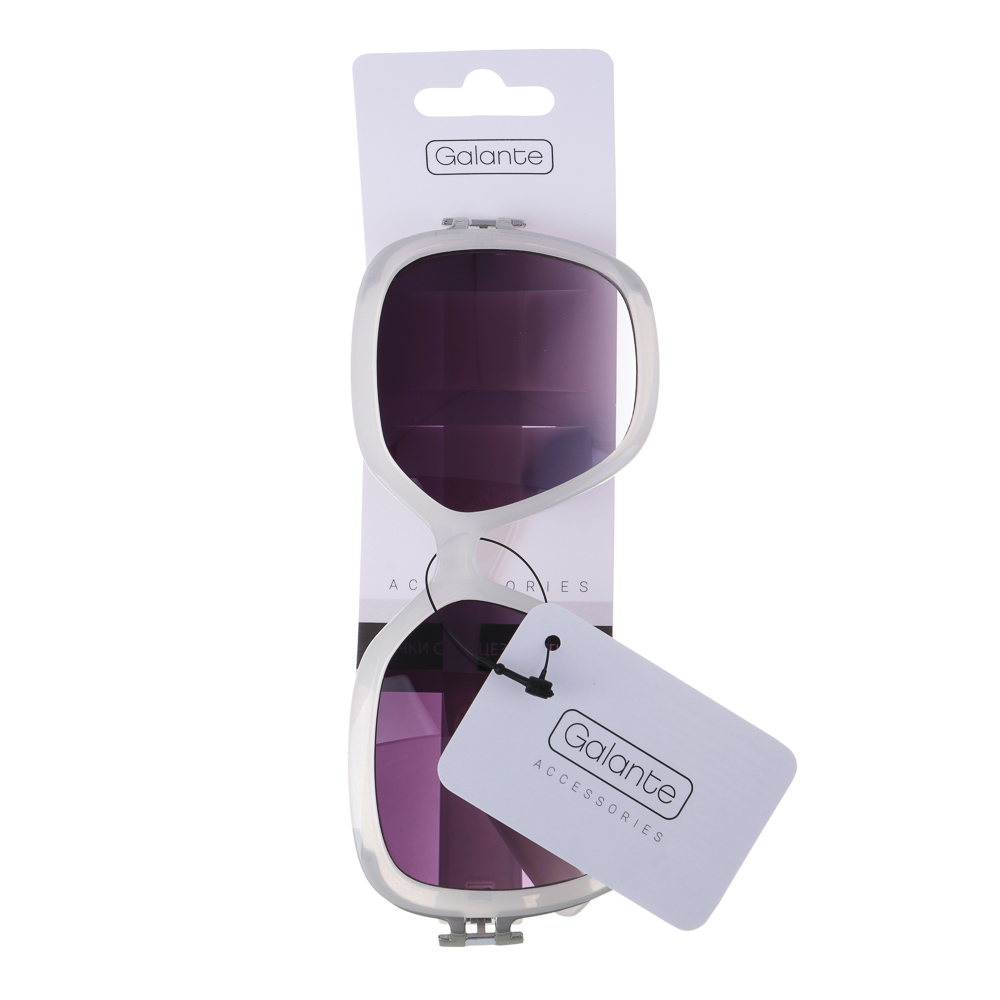 GALANTE Очки солнцезащитные, пластик, 143x50мм, 3 цвета, арт.№ 304-026