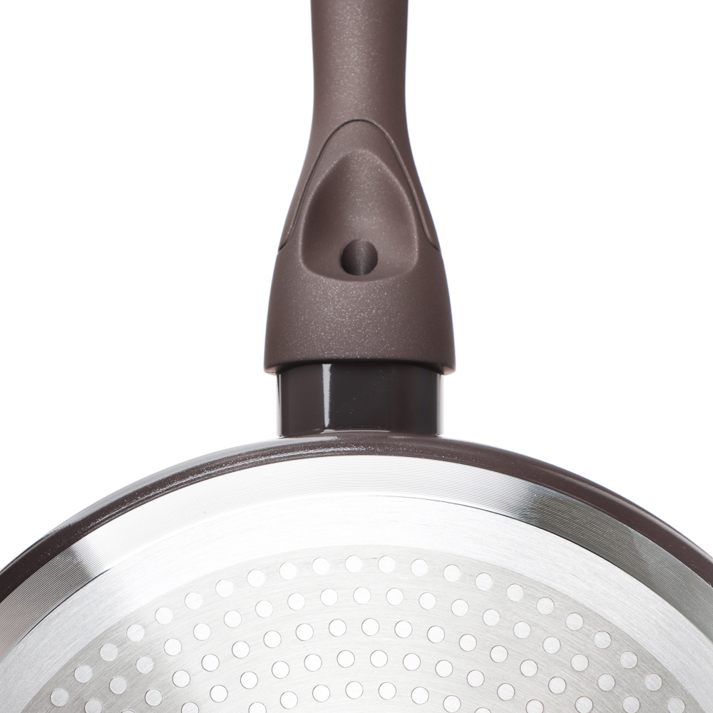 SATOSHI Валькур Сковорода литая глубокая d=28см, антипригарное покрытие мрамор, индукция, арт.№ 846-475