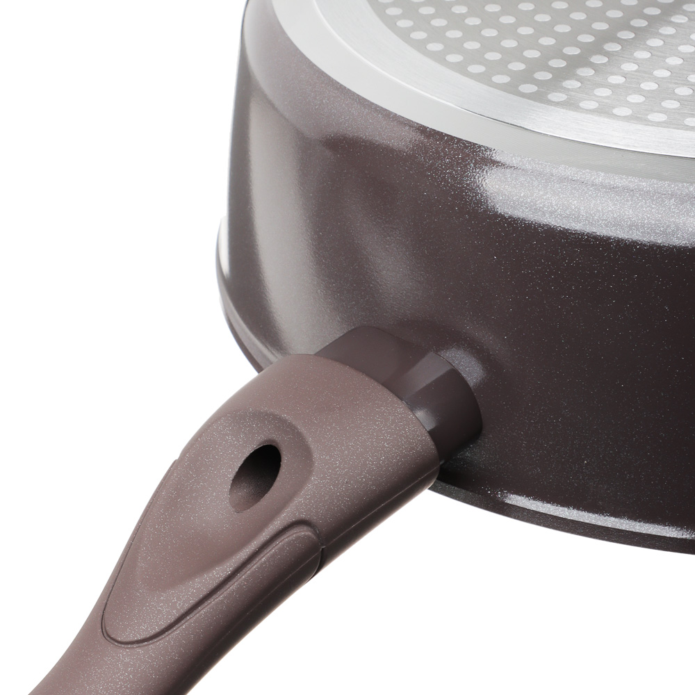 SATOSHI Валькур Сковорода литая глубокая d=28см, антипригарное покрытие мрамор, индукция, арт.№ 846-475