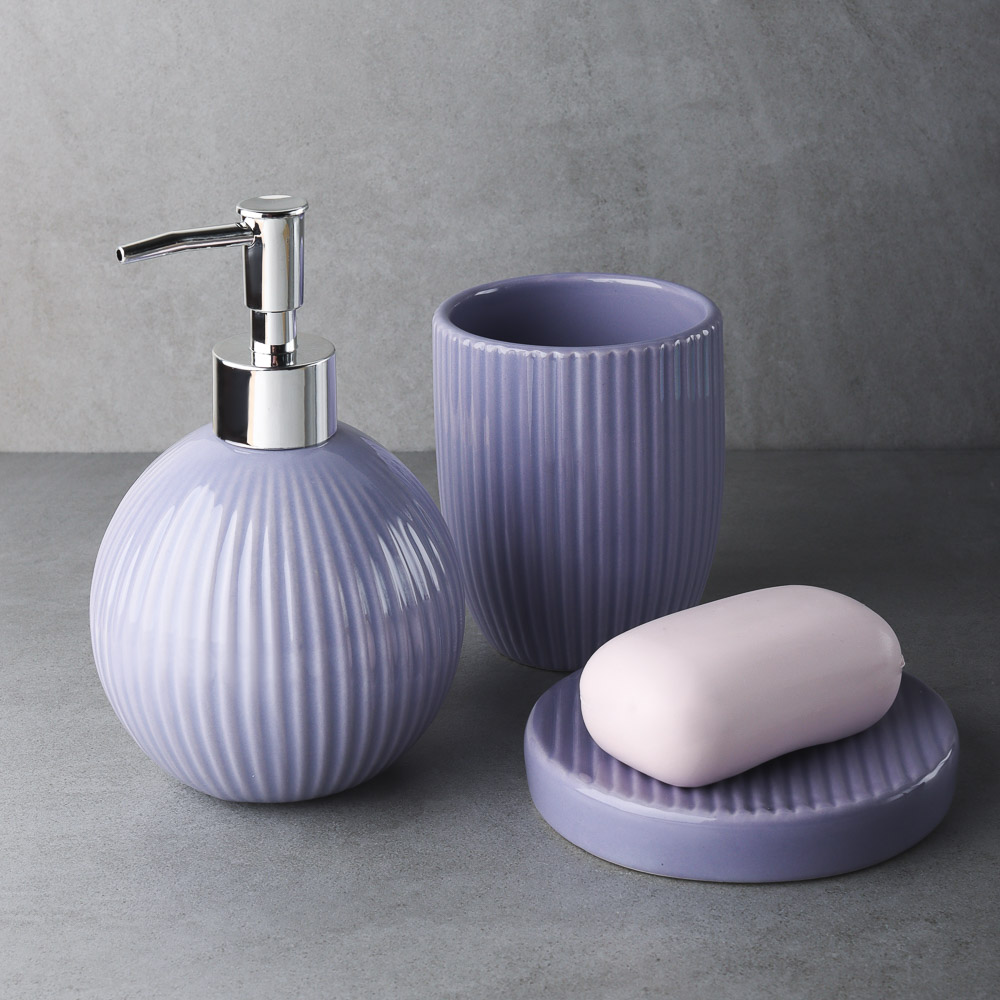 VETTA Стакан для ванной комнаты "Палермо", керамика, 3 цвета, арт.№ 463-975