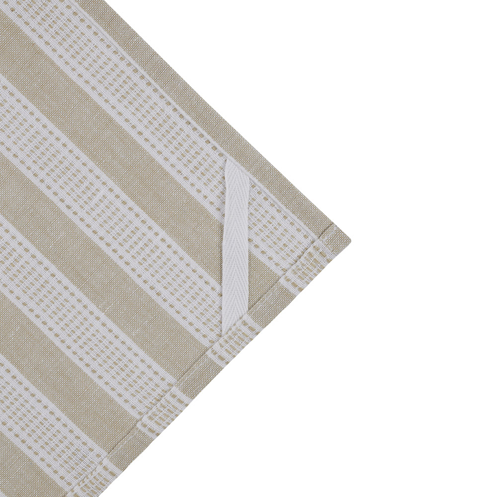 PROVANCE Эвкалипт Полотенце кухонное, 40х60см, 100% хлопок, полоска, зелёный, арт.№ 434-007