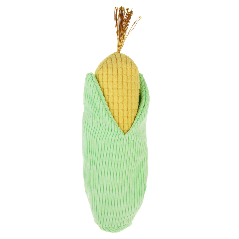 Игрушка для собак тм VETTA, мягкая с пищалкой, кукуруза, 22x5,5 см, арт.№ 273-565