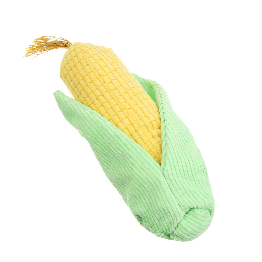 Игрушка для собак тм VETTA, мягкая с пищалкой, кукуруза, 22x5,5 см, арт.№ 273-565