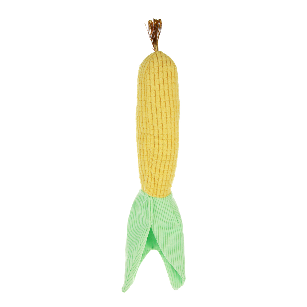 Игрушка для собак тм VETTA, мягкая с пищалкой, кукуруза, 22x5,5 см, арт.№ 273-565