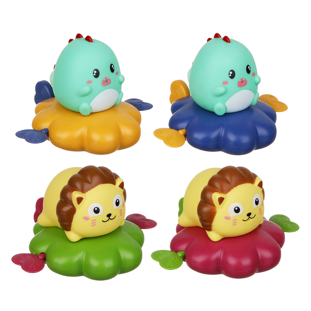 ИГРОЛЕНД Игрушка для ванной "Весёлое купание", ABS, 9,9х9,3х10,2см, 4 дизайна, арт.№ 260-039