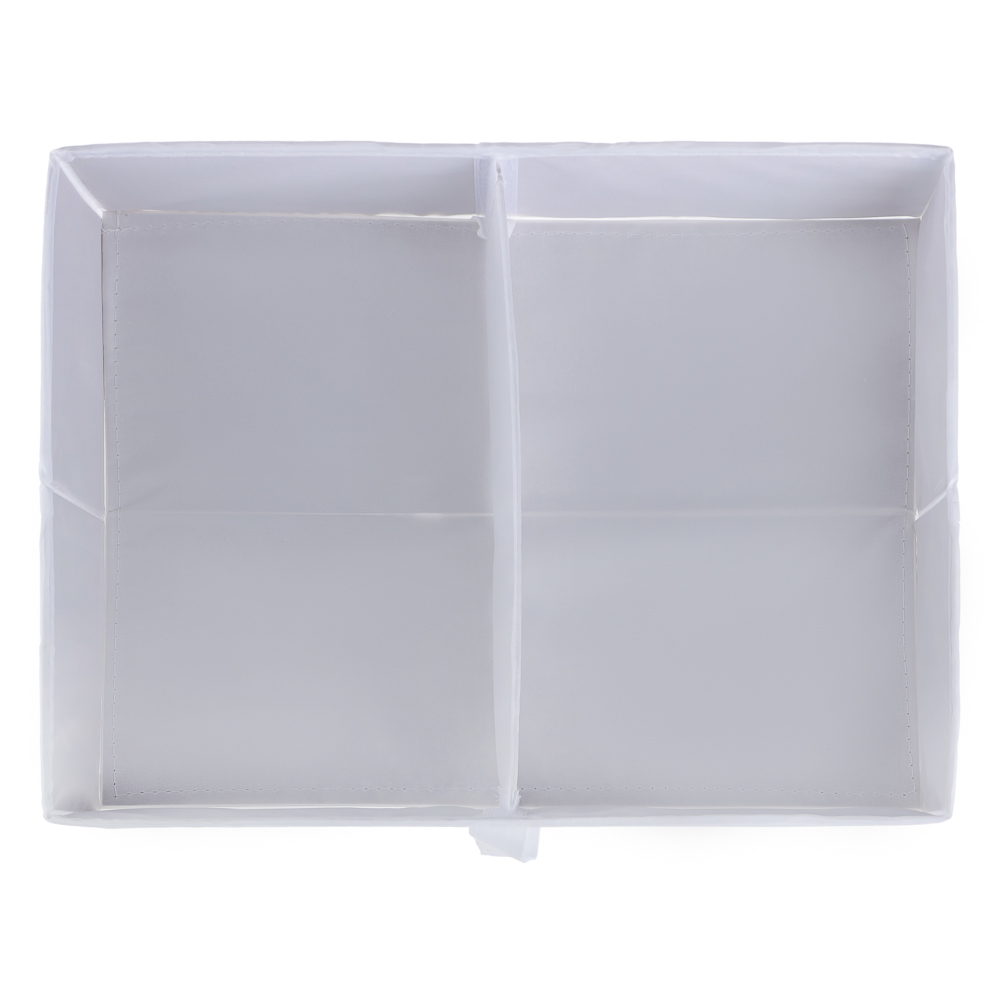 VETTA Органайзер, 2 отделения, 40х30х10см, Швеция, полиэстер, белый, арт.№ 457-752