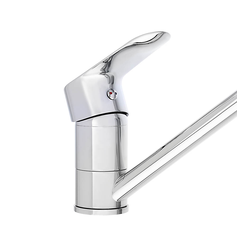 RAIN Смеситель для кухни Гранат, низкий излив, картридж 35мм, латунь, хром, арт.№ 561-328