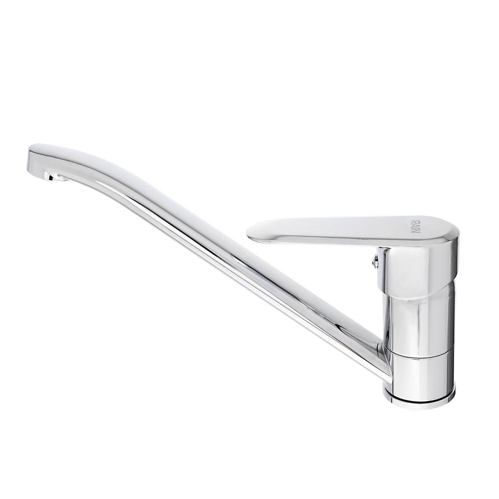 RAIN Смеситель для кухни Гранат, низкий излив, картридж 35мм, латунь, хром, арт.№ 561-328