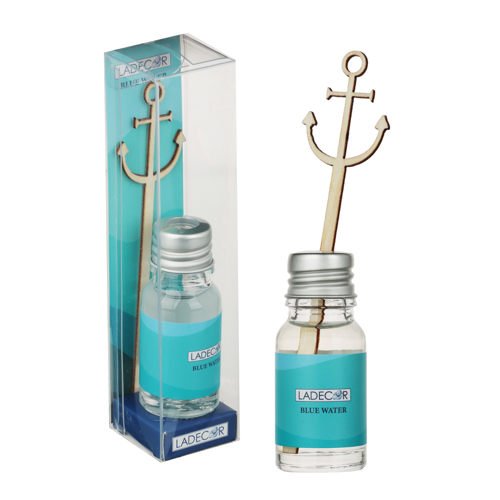 LADECOR Аромадиффузор 10 мл (amber/blue water/lemongrasse/musk), арт.№ 412-204