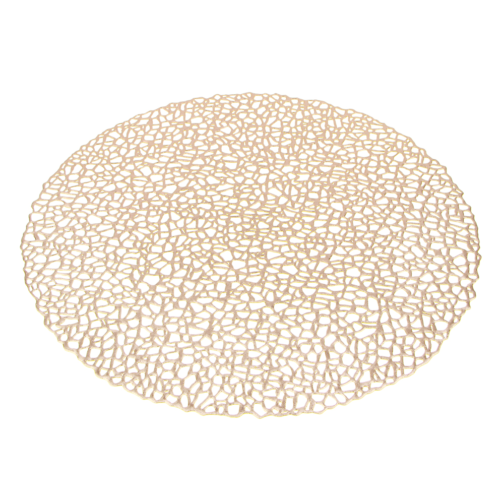 Салфетка сервировочная, d=38см, ПВХ, 2 дизайна, арт.№ 890-335