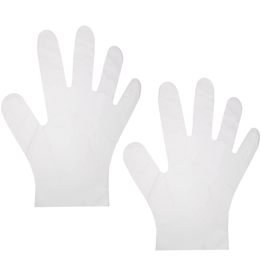 Перчатки тм VETTA, размер M, полиэтилен, 100 шт, прозрачный цвет, арт.№ 447-031