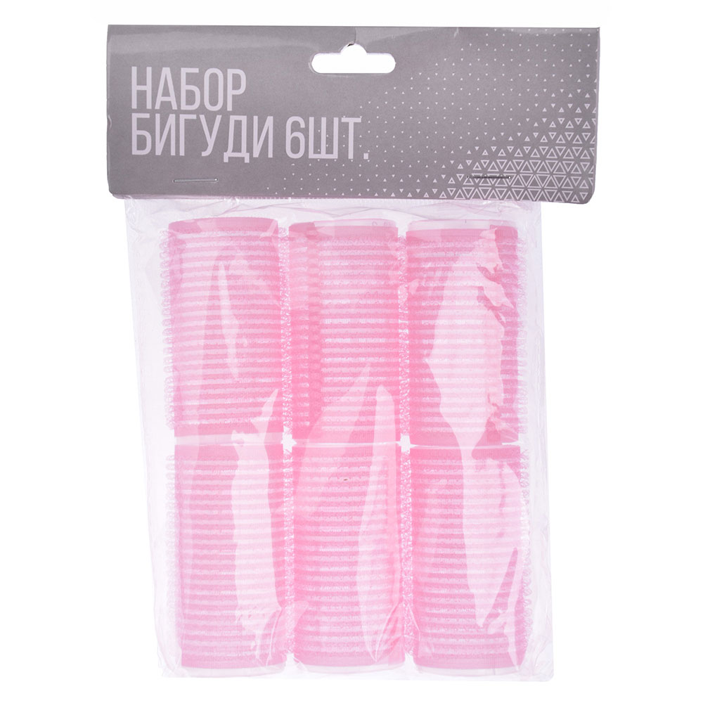 BERIOTTI Набор бигуди 6шт, 6x3см, пластик, ТА-016, арт.№ 320-004