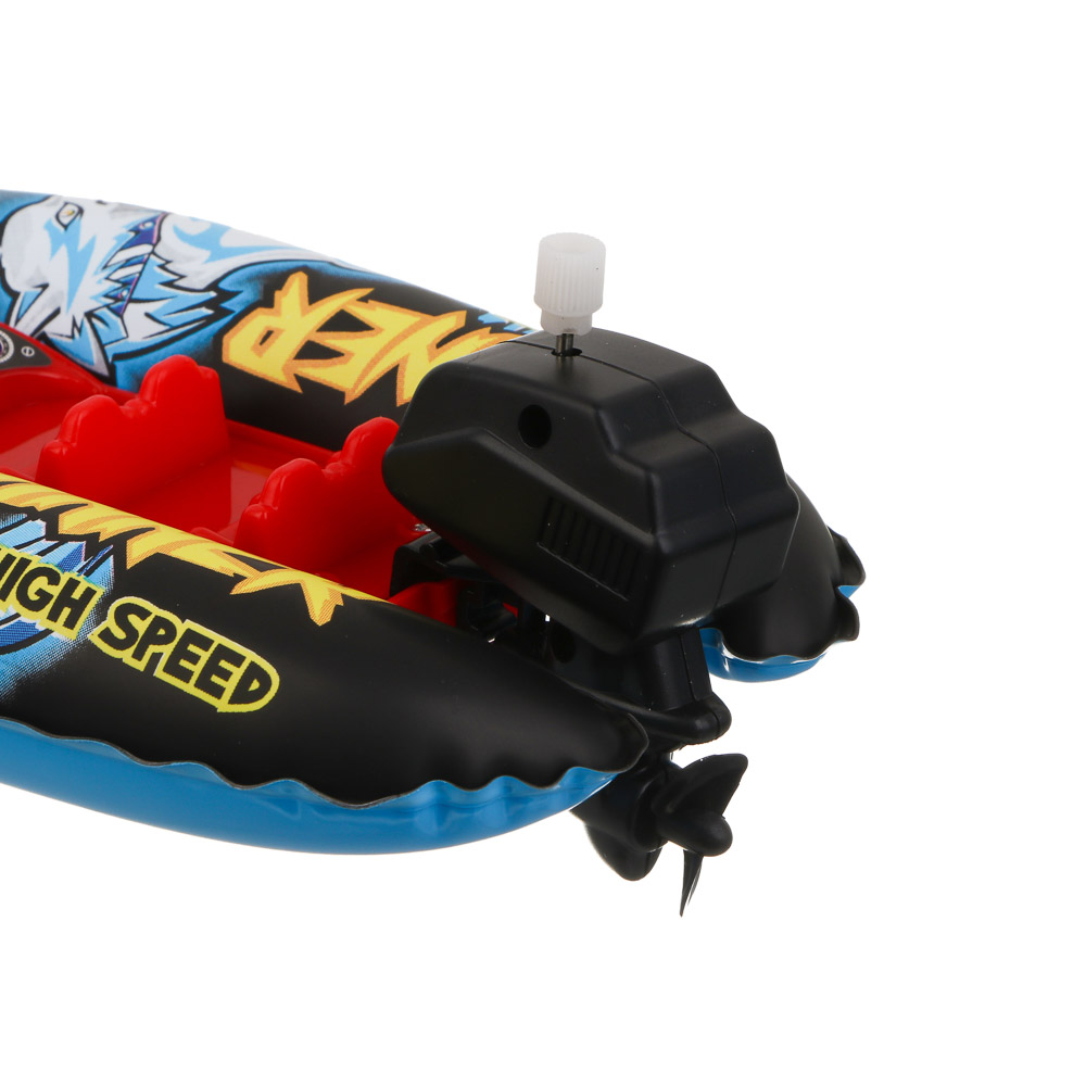 Лодка ИГРОЛЕНД, заводная, PVC, PP, ABS, арт.№ 900-041