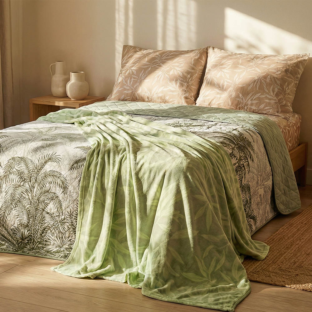 PROVANCE Мосс Плед микрофибра 180х200см, 100% полиэстер, 2 дизайна, арт.№ 486-220