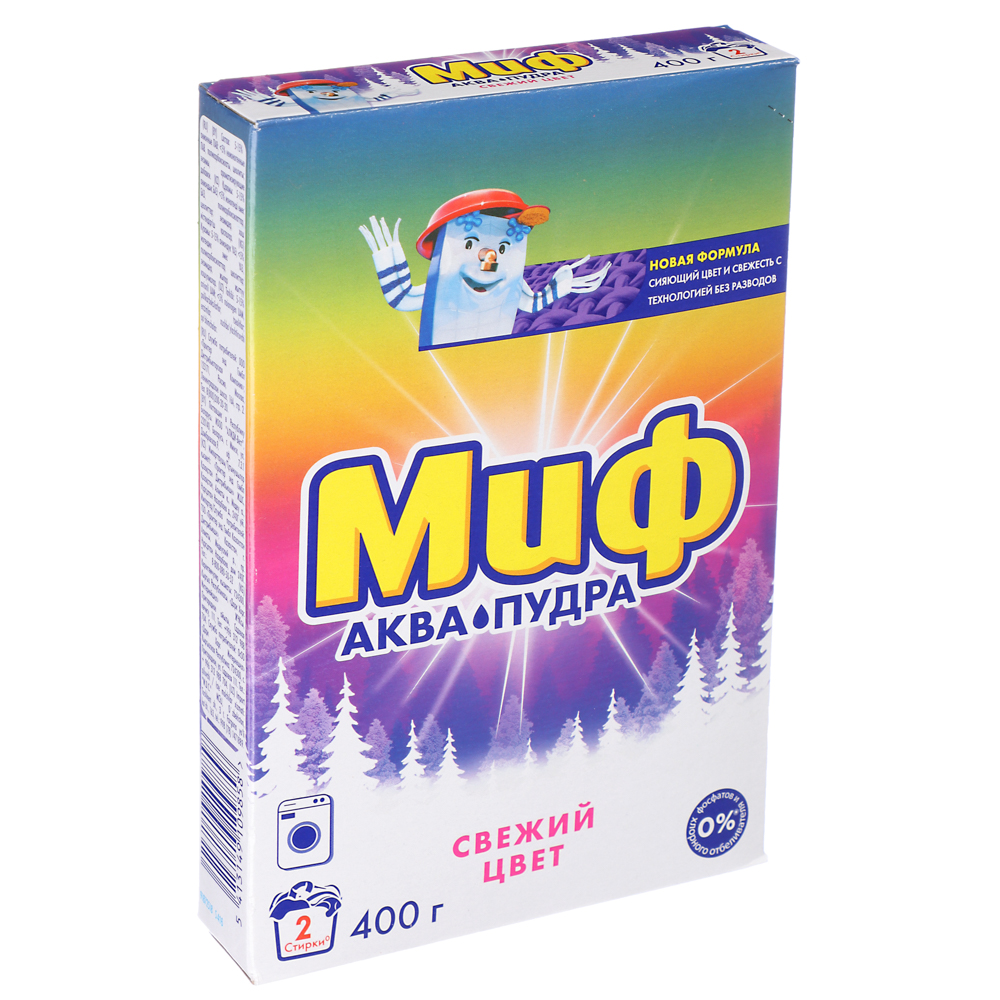 Стиральный порошок МИФ Автомат 3в1 Свежий цвет к/у 400г, арт.№ 958-059