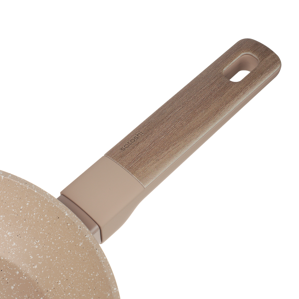 SATOSHI Кантри Сковорода литая d20см, антипригарное покрытие мрамор, индукция, 3 цвета, арт.№ 846-759