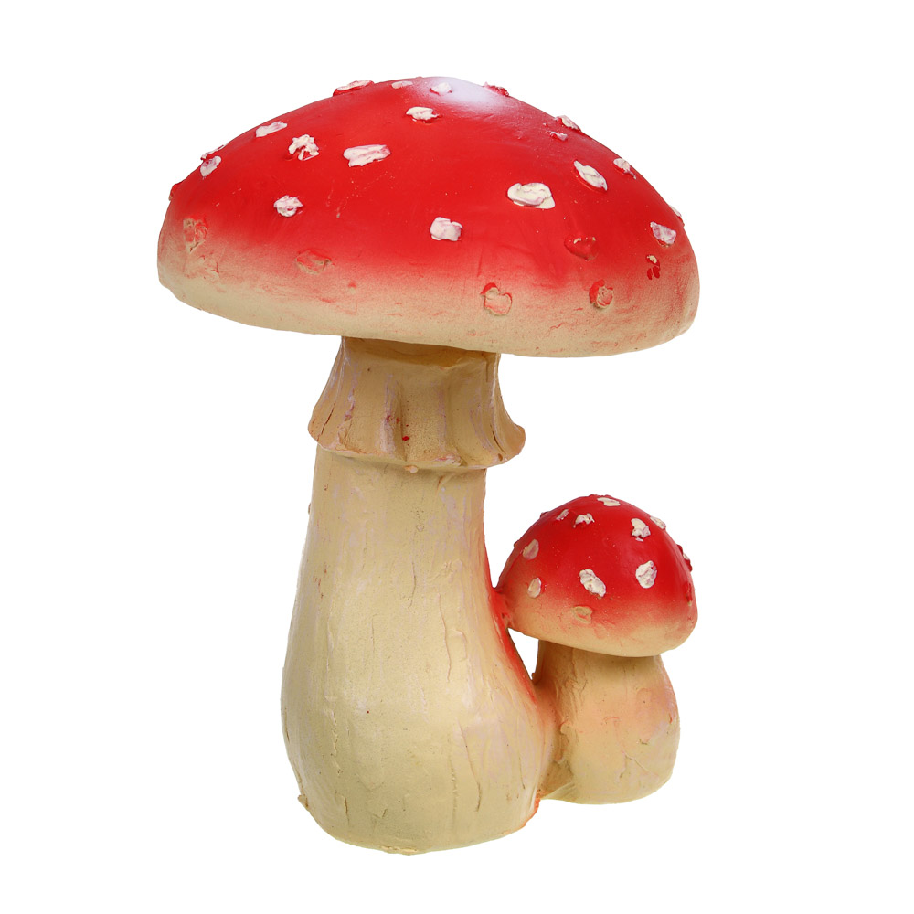 INBLOOM Фигура садовая Мухомор 12х12х16,6см 4 дизайна, полирезина, арт.№ 162-237