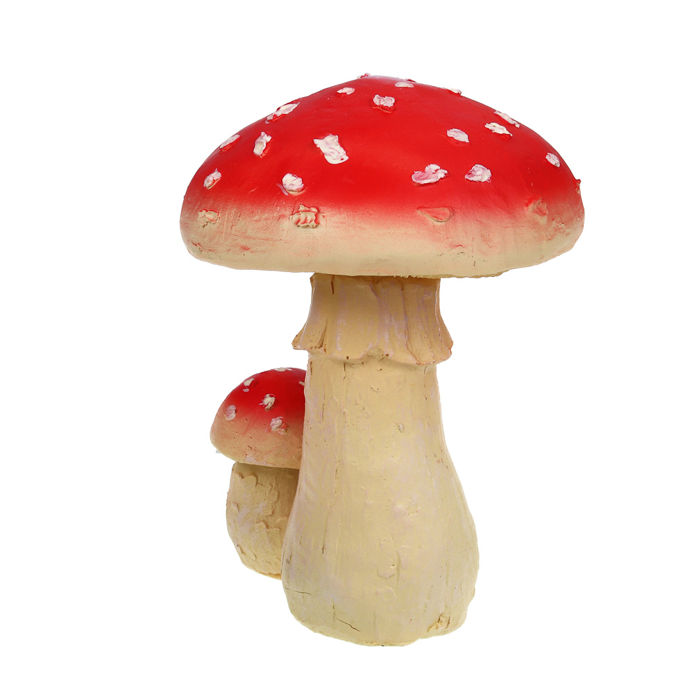 INBLOOM Фигура садовая Мухомор 12х12х16,6см 4 дизайна, полирезина, арт.№ 162-237