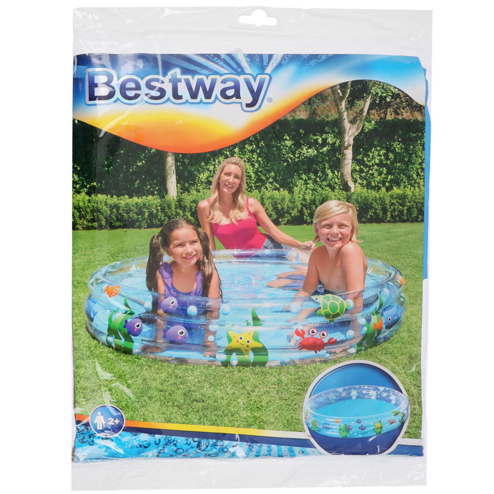 BESTWAY Игровой бассейн «Глубокое погружение», ПВХ, 152х30см,  282л, от 2 лет, 51004, арт.№ 107-186