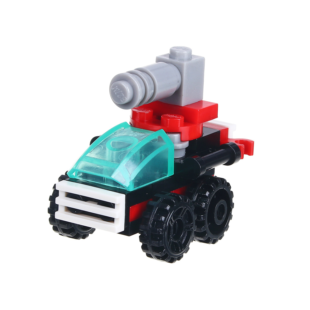 ИГРОЛЕНД Город Конструктор пожарная помощь 25 дет., ABS, 10х7х3 см, 8 дизайнов, арт.№ 265-587