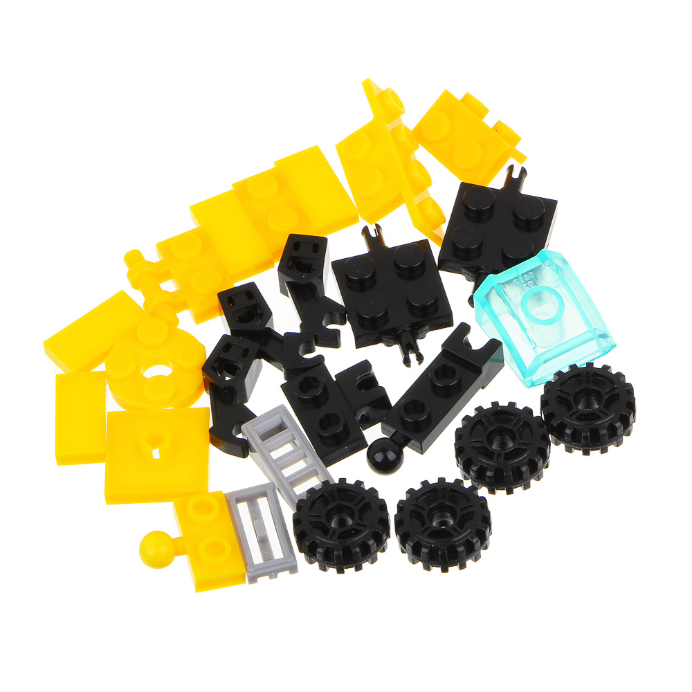 ИГРОЛЕНД Конструктор Спецтехника, серия "Город", 25 дет, 10х7х4см, 8 дизайнов, арт.№ 265-590