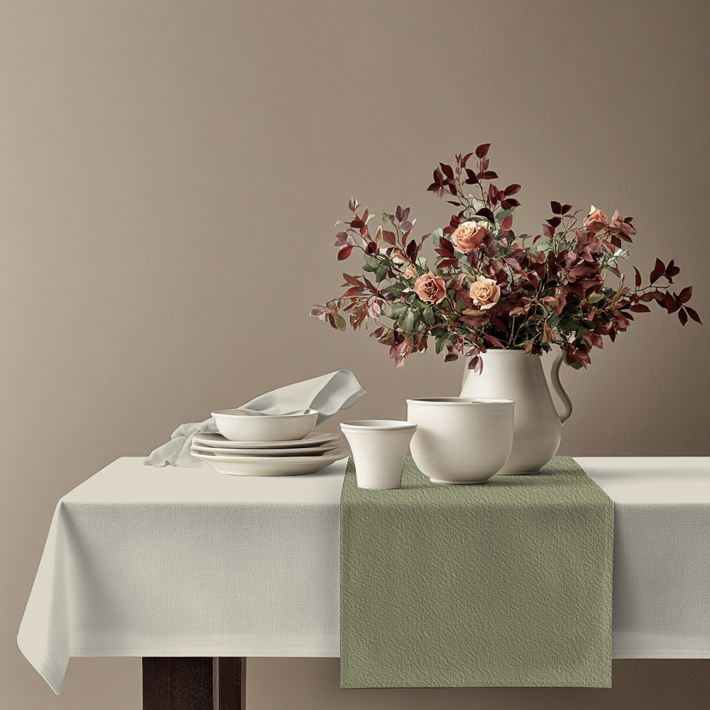 Дорожка текстильная тм PROVANCE Сенса мятый хлопок, 40х140см, 100% хлопок, 4 цвета, арт.№ 435-201