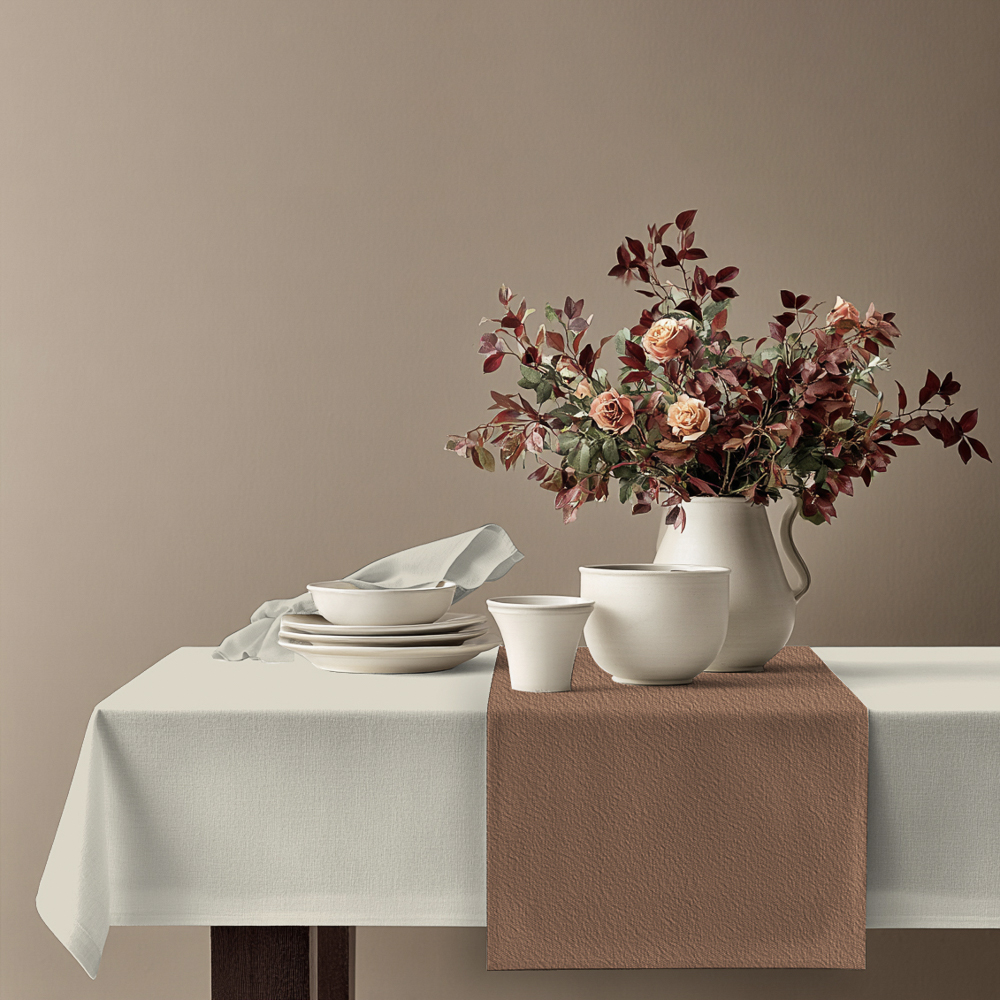 Дорожка текстильная тм PROVANCE Сенса мятый хлопок, 40х140см, 100% хлопок, 4 цвета, арт.№ 435-201