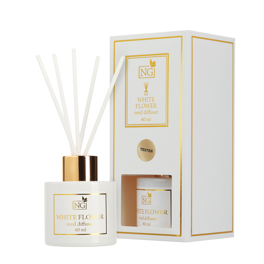 NEW GALAXY Диффузор LuxWhite, 40 мл, White flower, арт.№ 778-275