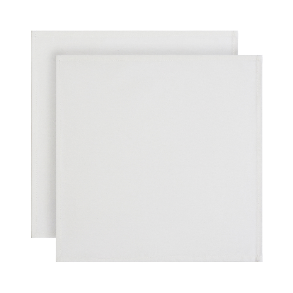 BY COLLECTION White Line Салфетка сервировочная, 2шт в комплекте, 40х40см, 100% хлопок, арт.№ 488-108