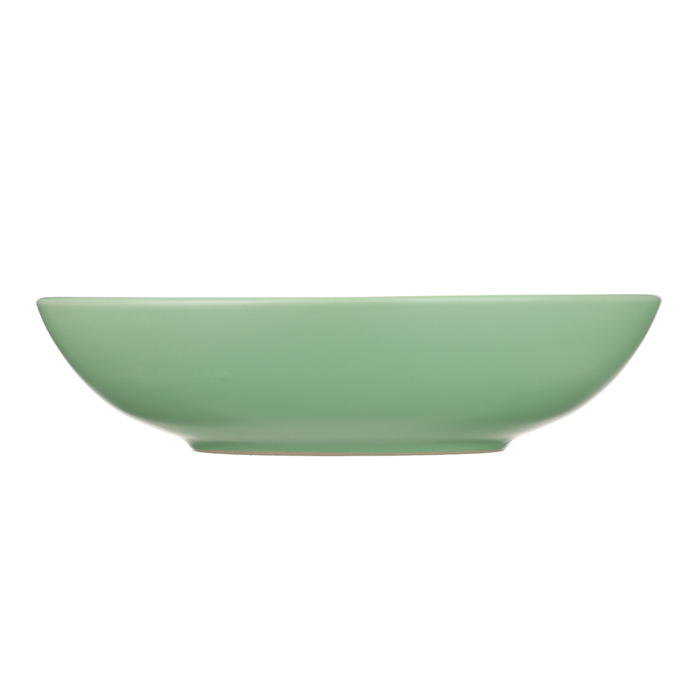 Тарелка для супа/салатник 20см, тм MILLIMI мятный, керамика, арт.№ 824-274