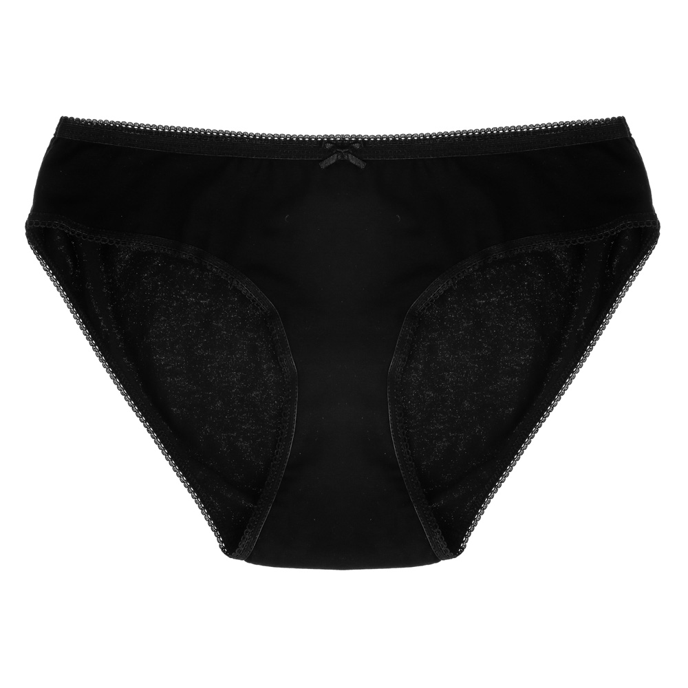 MINIMI Basic Трусы-слипы женские, р-р: 44, 95% хлопок, 5% эластан, черные, BO221, арт.№ 331-218