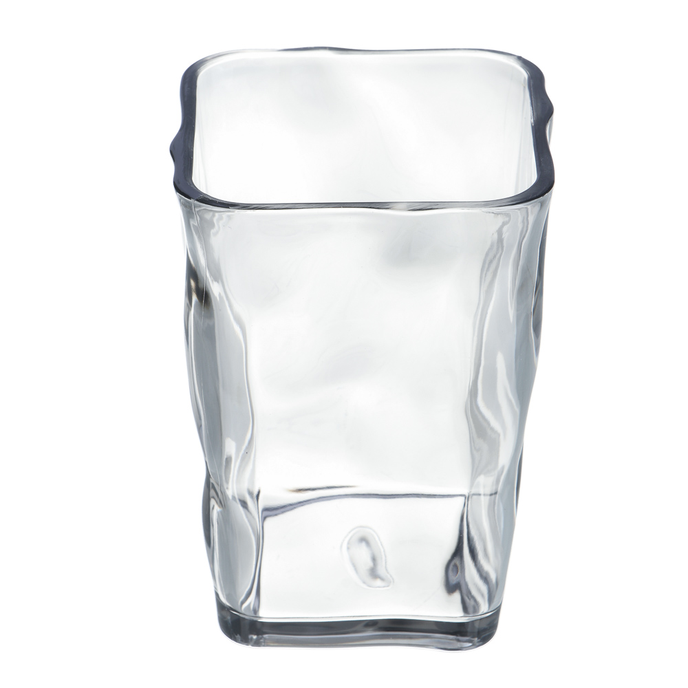 VETTA Стакан для ванной комнаты, акрил, 11x7,5x7,5 см, 365 мл, камень, дымка, арт.№ 478-222