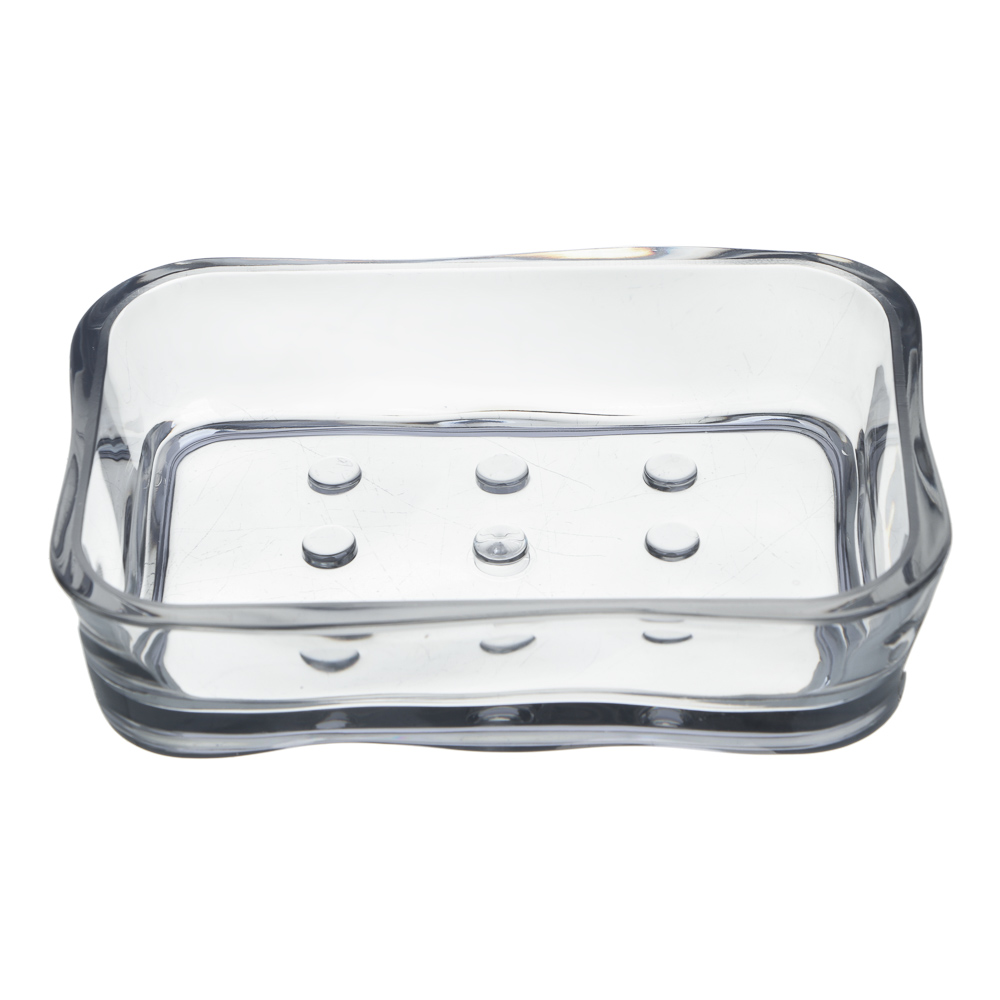 VETTA Мыльница, акрил, 12,5x8x3 см, камень, дымка, арт.№ 478-223