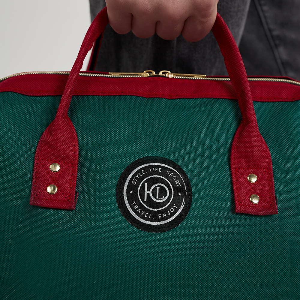 ЮL Сумка-рюкзак, полиэстер, 37х24х18см, зеленый, СМЖ18-1, арт.№ 337-158