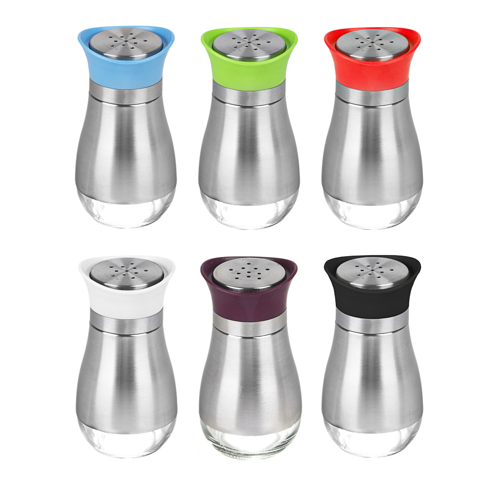 VETTA Солонка 10,5х5,2см, стекло, нерж.сталь, арт.№ 828-235