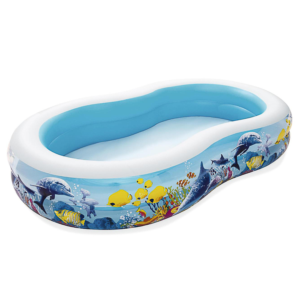 BESTWAY Семейный бассейн FISH 'N FRIENDS, 262x157х46см, 54118, арт.№ 013-051