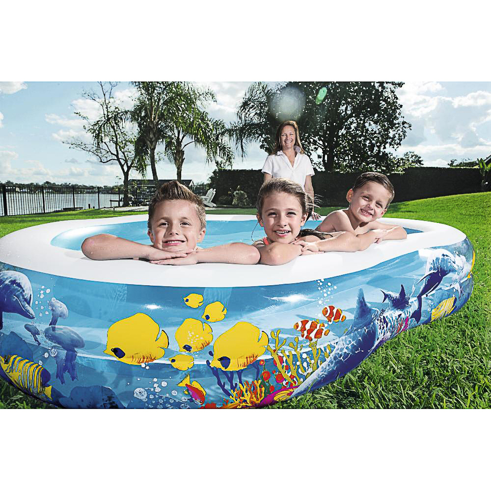 BESTWAY Семейный бассейн FISH 'N FRIENDS, 262x157х46см, 54118, арт.№ 013-051