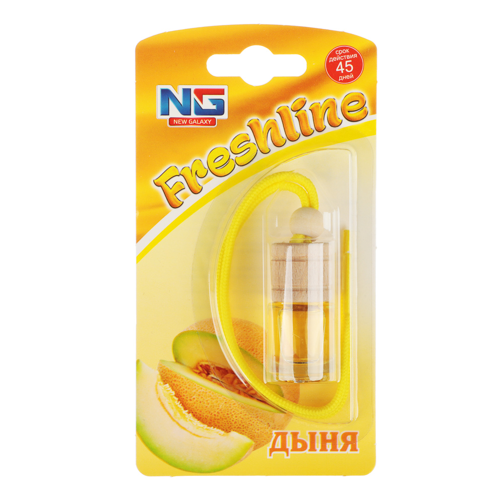 NEW GALAXY Ароматизатор подвесной Freshline дыня, 5 мл, арт.№ 794-346