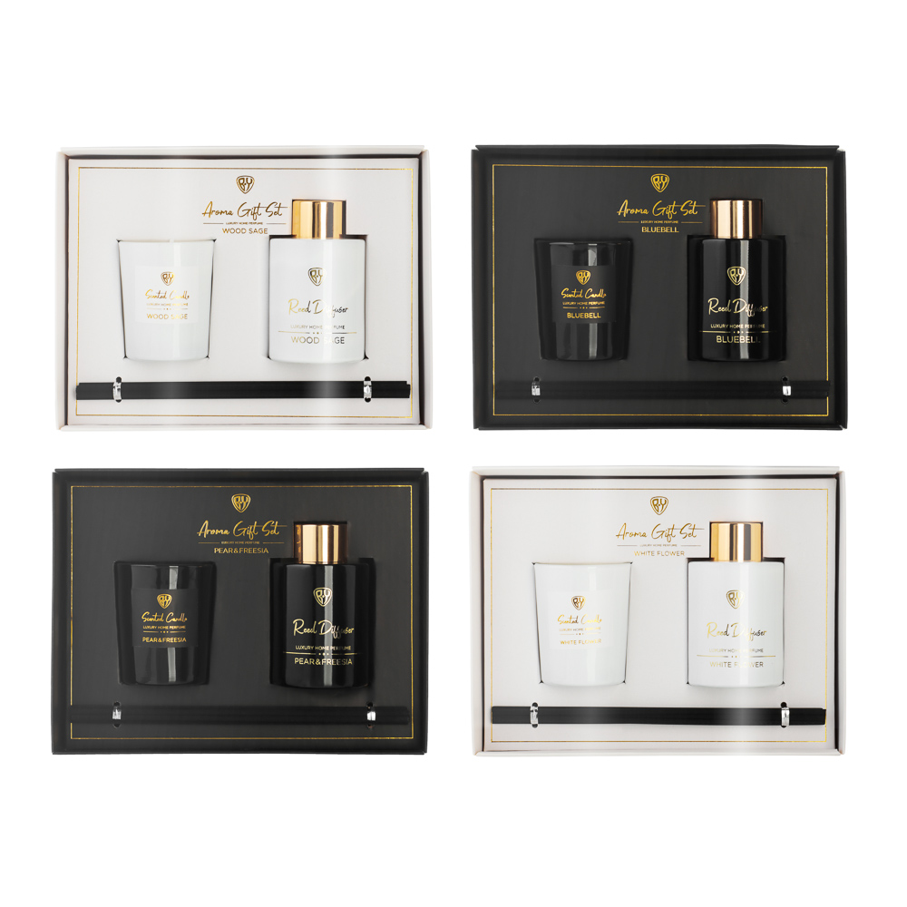 NEW GALAXY Набор Black&White, wood sage, white flower, bluebell, pear and freesia 60мл, 50г, арт.№ 778-169