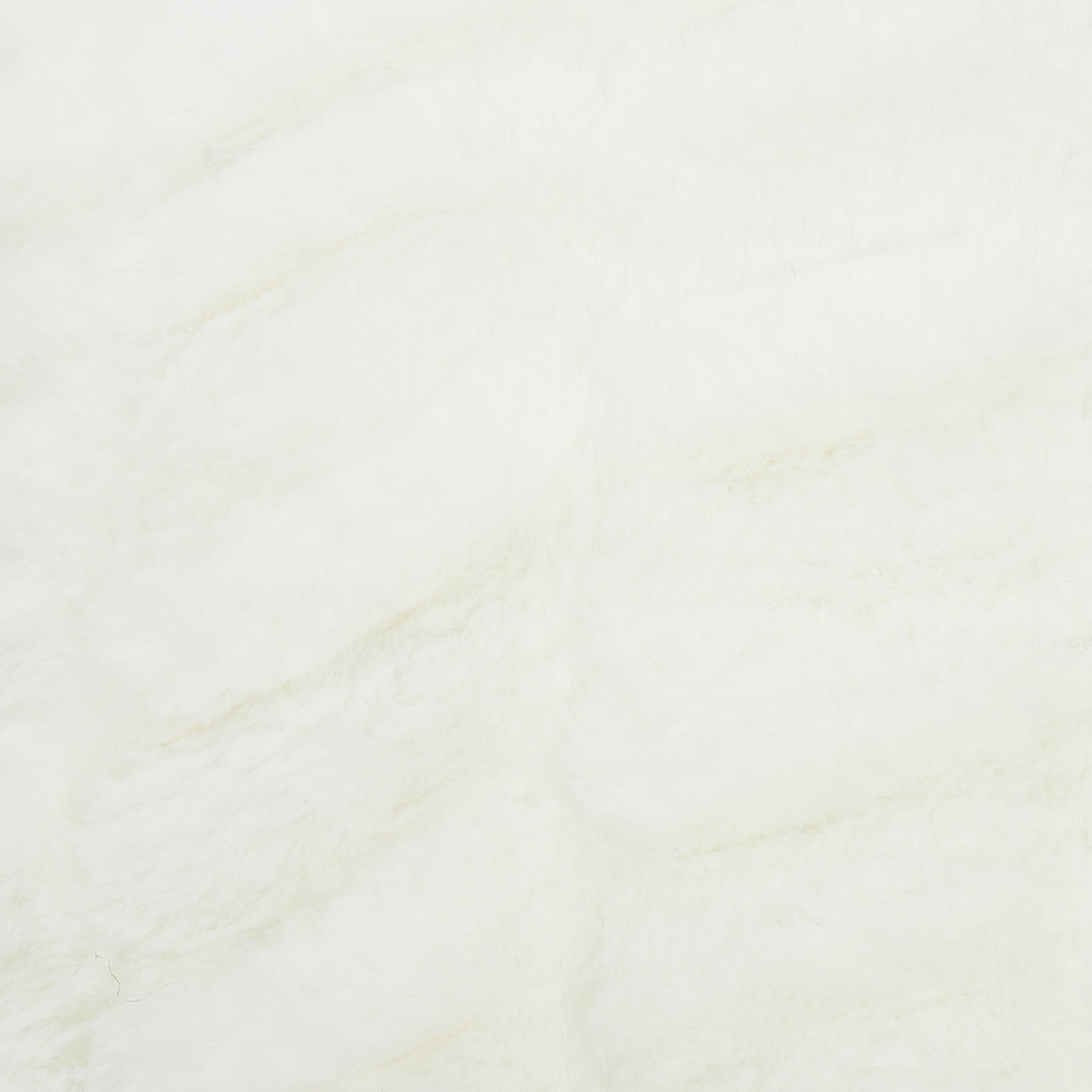 BY STAS MIKHAILOV Чехол для подушки меховой 50х50см, полиэстер, белый, арт.№ 497-066