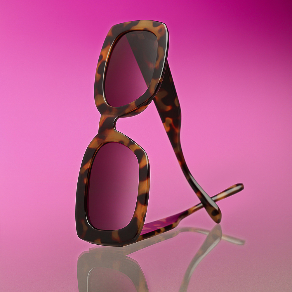 GALANTE Очки солнцезащитные, пластик, 142x36мм, 3 цвета, арт.24-27, арт.№ 304-029