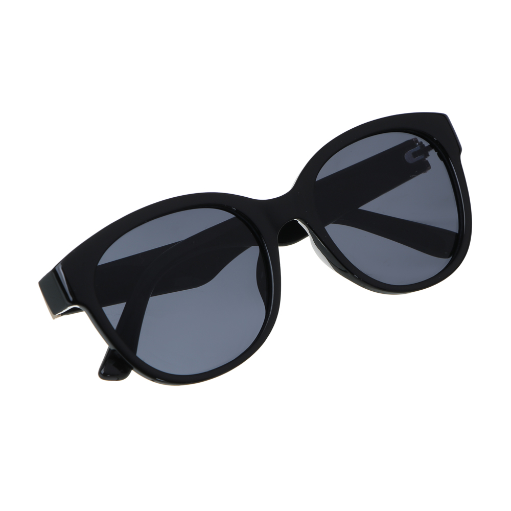 GALANTE Очки солнцезащитные, пластик, 142x45мм, черные, арт.24-28, арт.№ 304-030