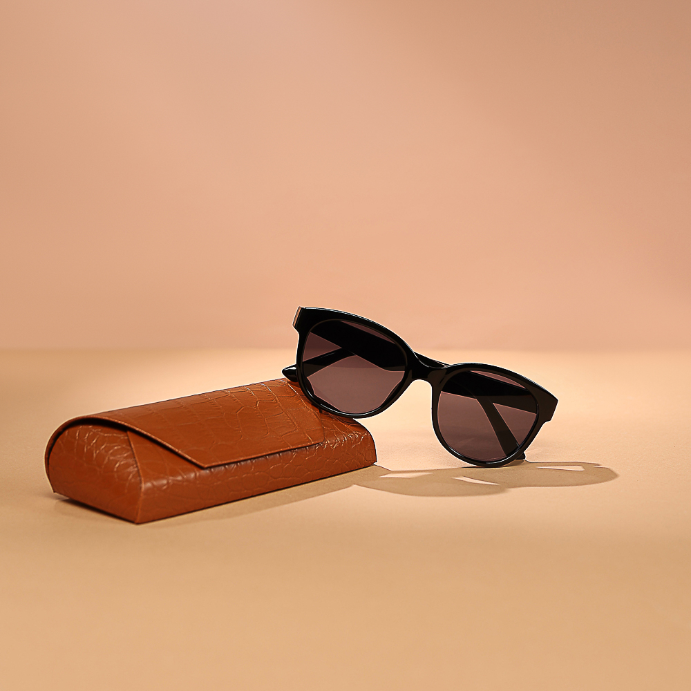 GALANTE Очки солнцезащитные, пластик, 142x45мм, черные, арт.24-28, арт.№ 304-030