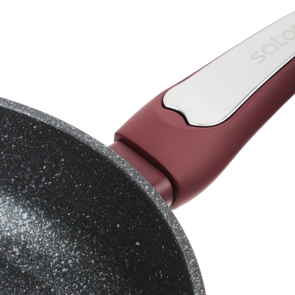 SATOSHI Ла Мери Сковорода литая d=26см, антипригарное покрытие мрамор, индукция, арт.№ 846-484