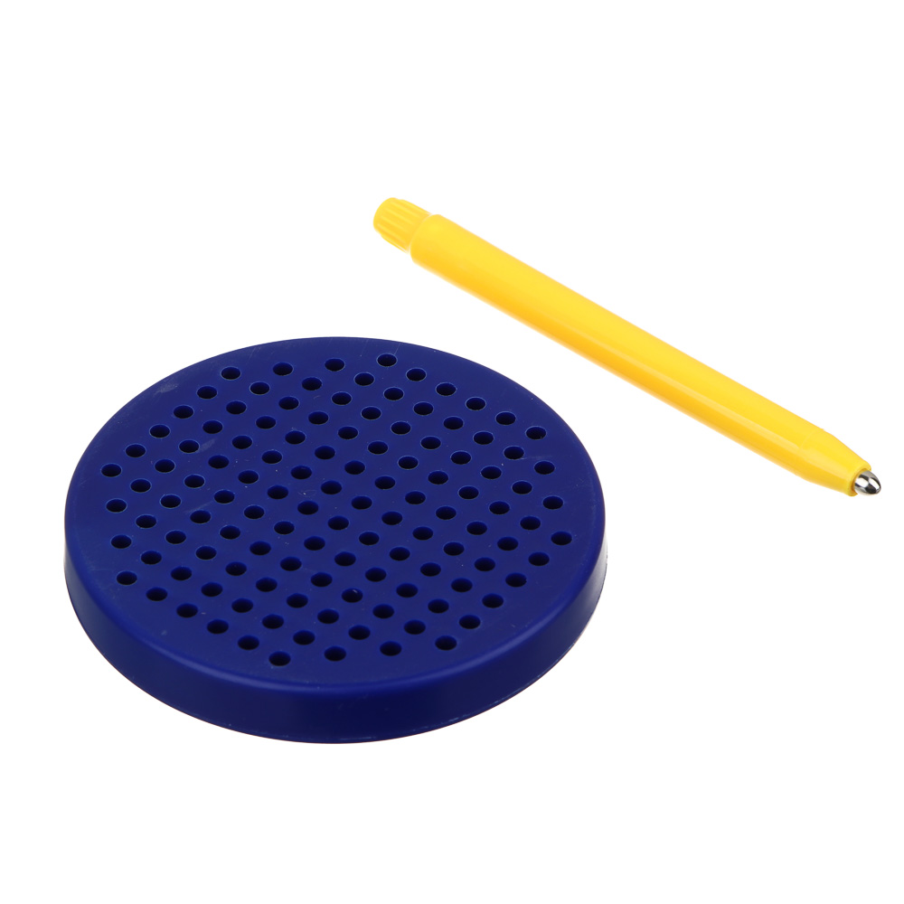 ИГРОЛЕНД Доска-Планшет для рисования магнитами "ТРИ КОТА", 120 отв., 11,5х12,5х1,5см, пластик ABS, м, арт.№ 280-020